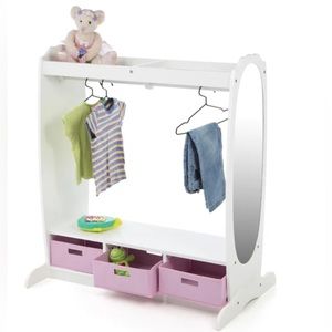 Guidecraft kids dress up storage center closet. Smoke free home.